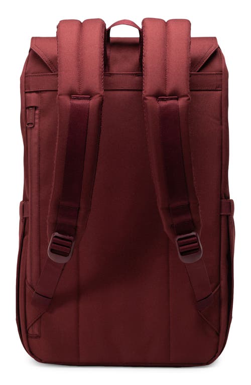 Shop Herschel Supply Co . Retreat Quilted Backpack In Oxblood Red Quilted