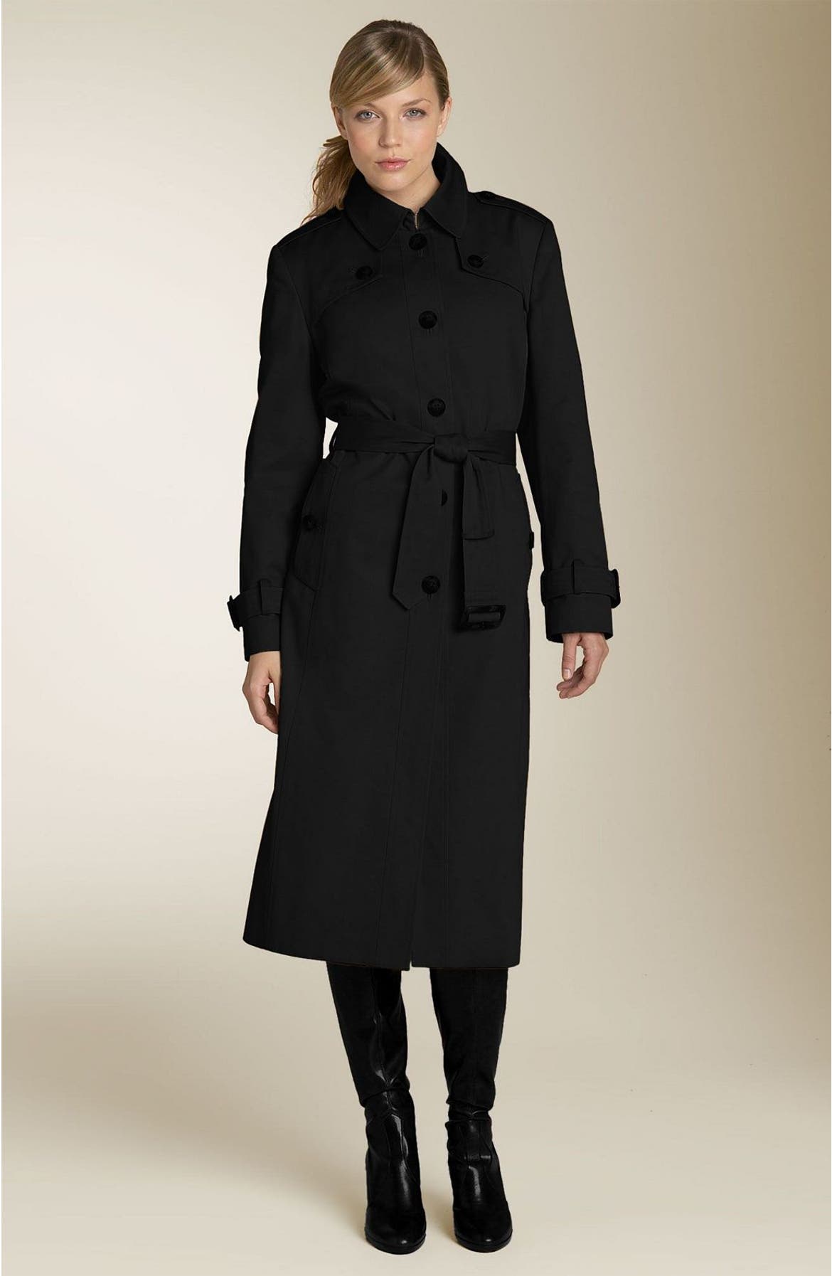 London Fog Long Trench Coat With Liner Nordstrom