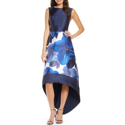 Chi Chi London Bray High/low Gown, Blue