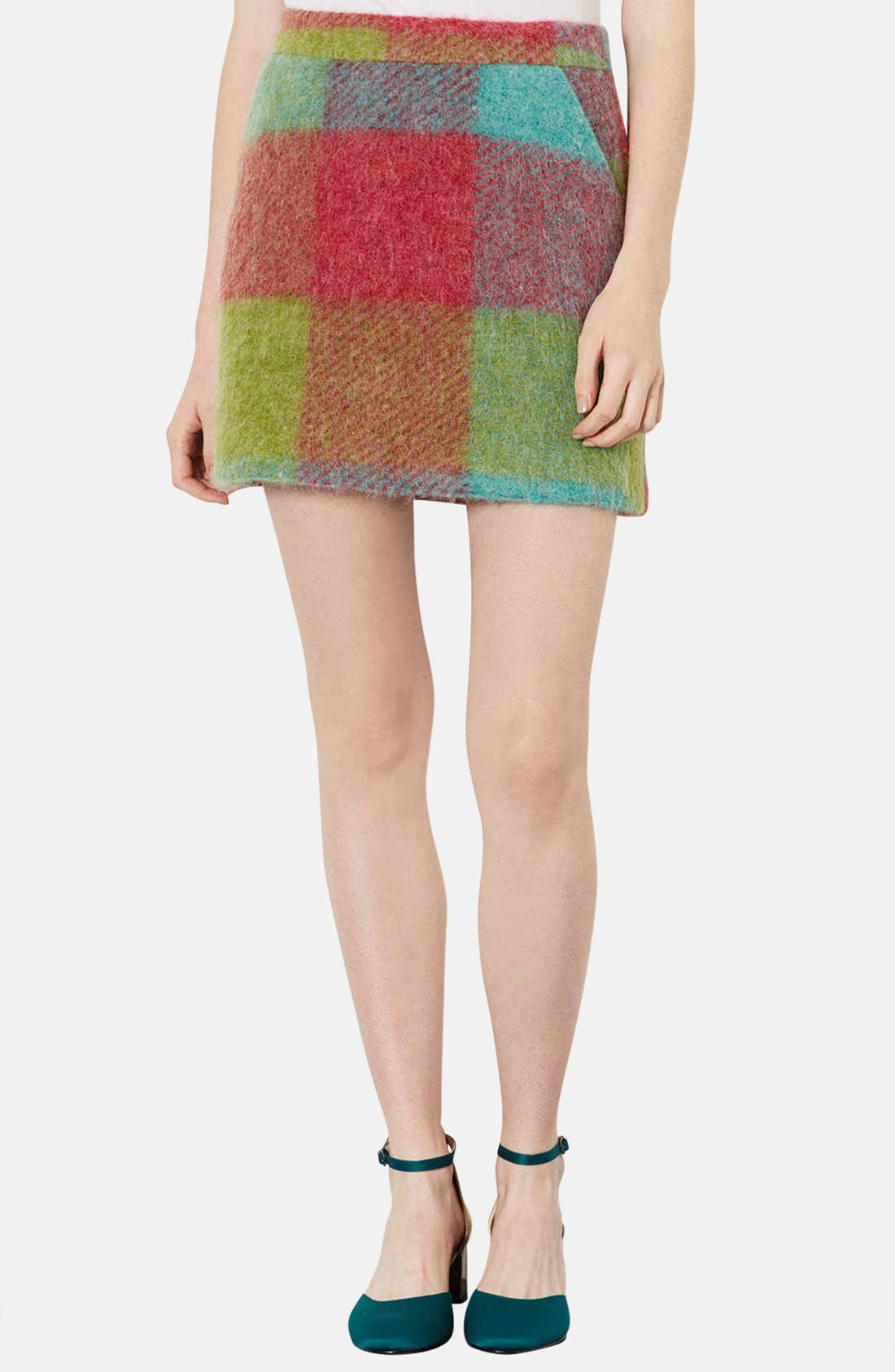 Plaid Wool Miniskirt Nordstrom