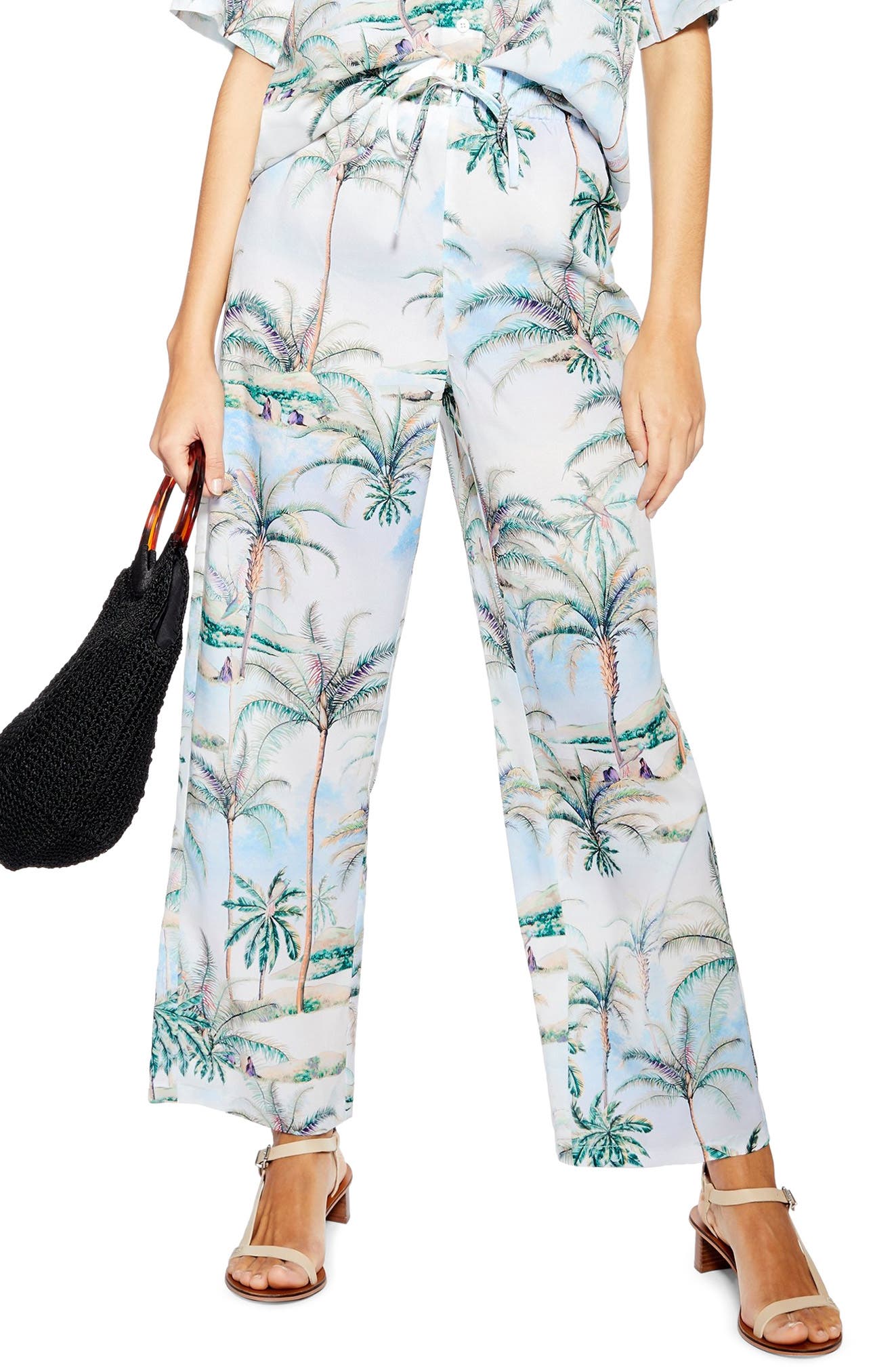 Hawaiian Wide Leg Trousers Nordstrom