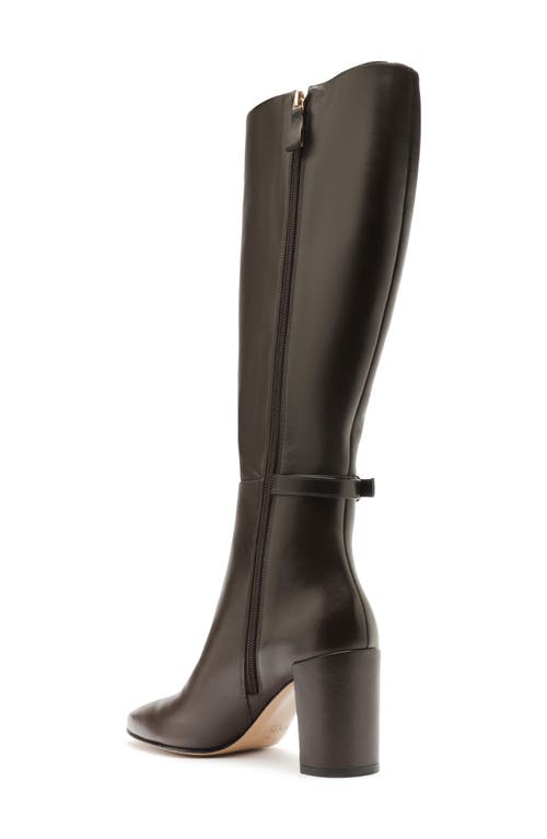 Shop Alexandre Birman Candance Knee High Boot In Dark Brown