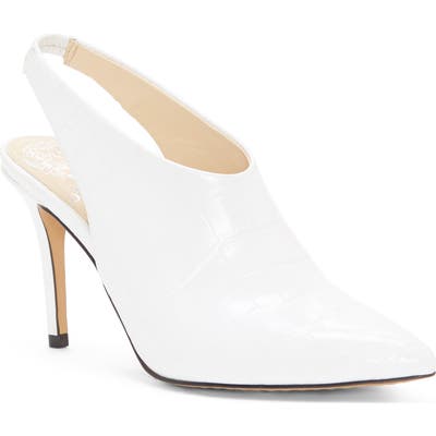 Vince Camuto Amnedra Slingback Pump, White