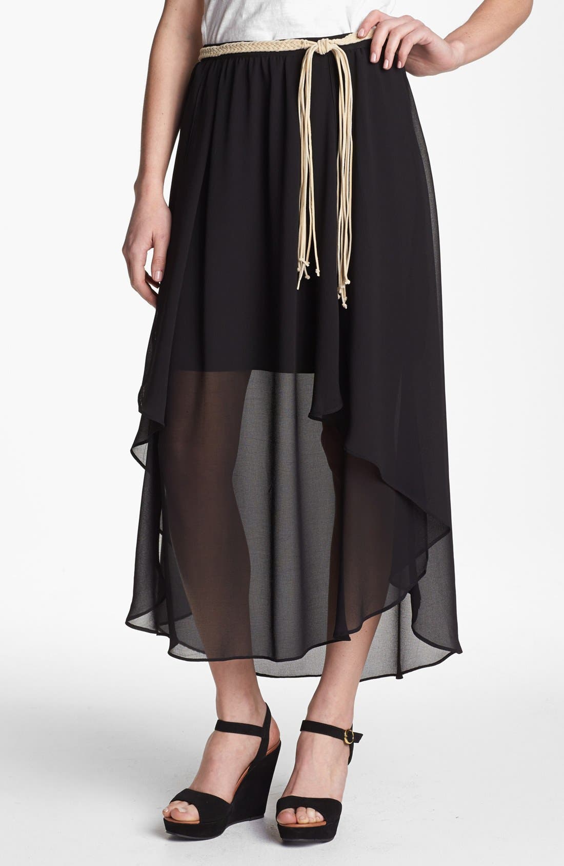 Sanctuary Layered Chiffon Maxi Skirt Nordstrom