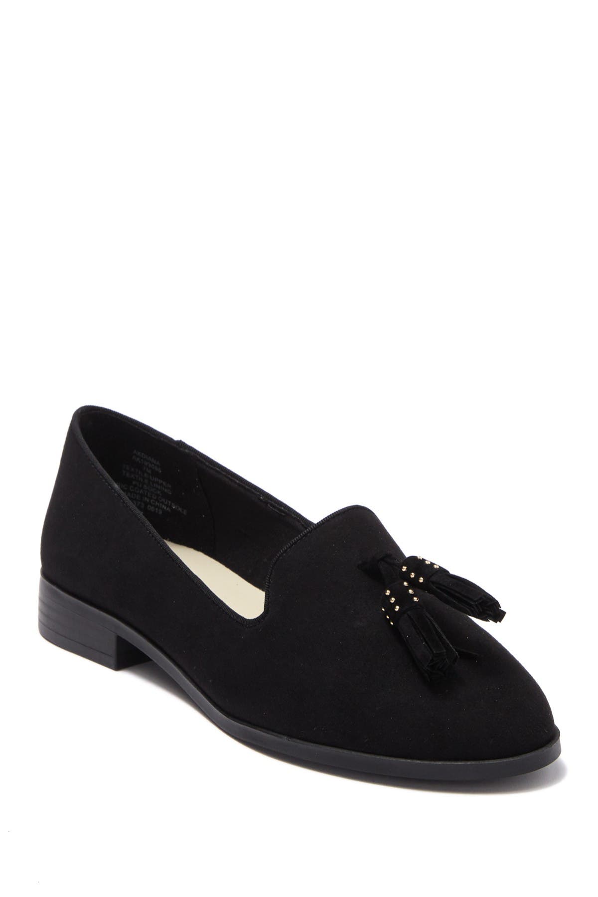 anne klein leather loafers