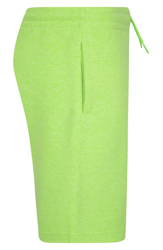 Shop 3 Brand Kids' Rwb Zone Fleece Shorts In Green Strike Heather