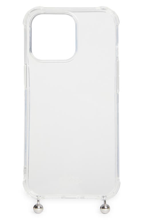 ossa iPhone 13 Pro, 13 Pro Max, 14 Pro, 14 Pro Max, 15, 15 Pro & 15 Pro Max Case in Transparent 