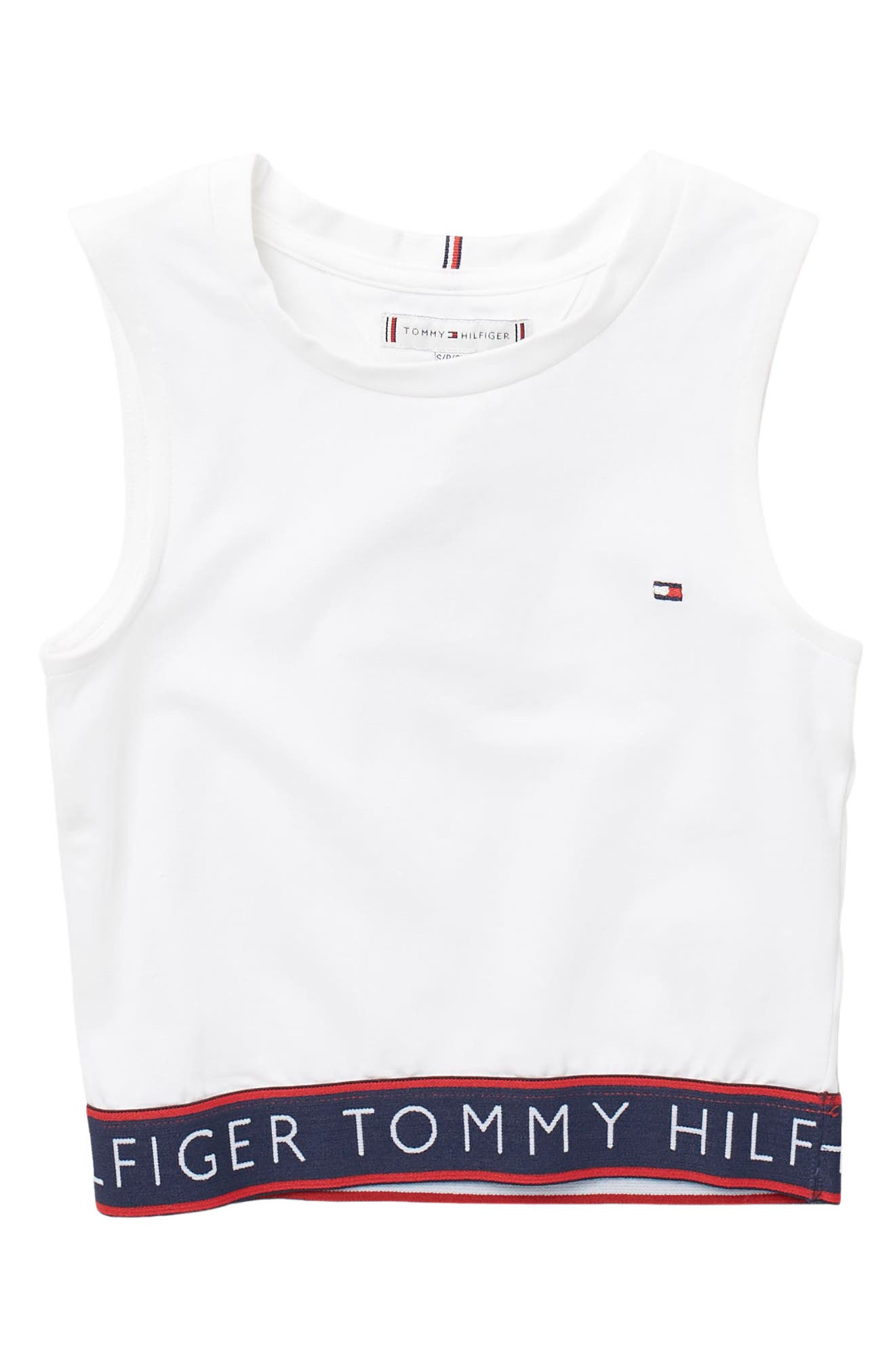 tommy hilfiger white tank top