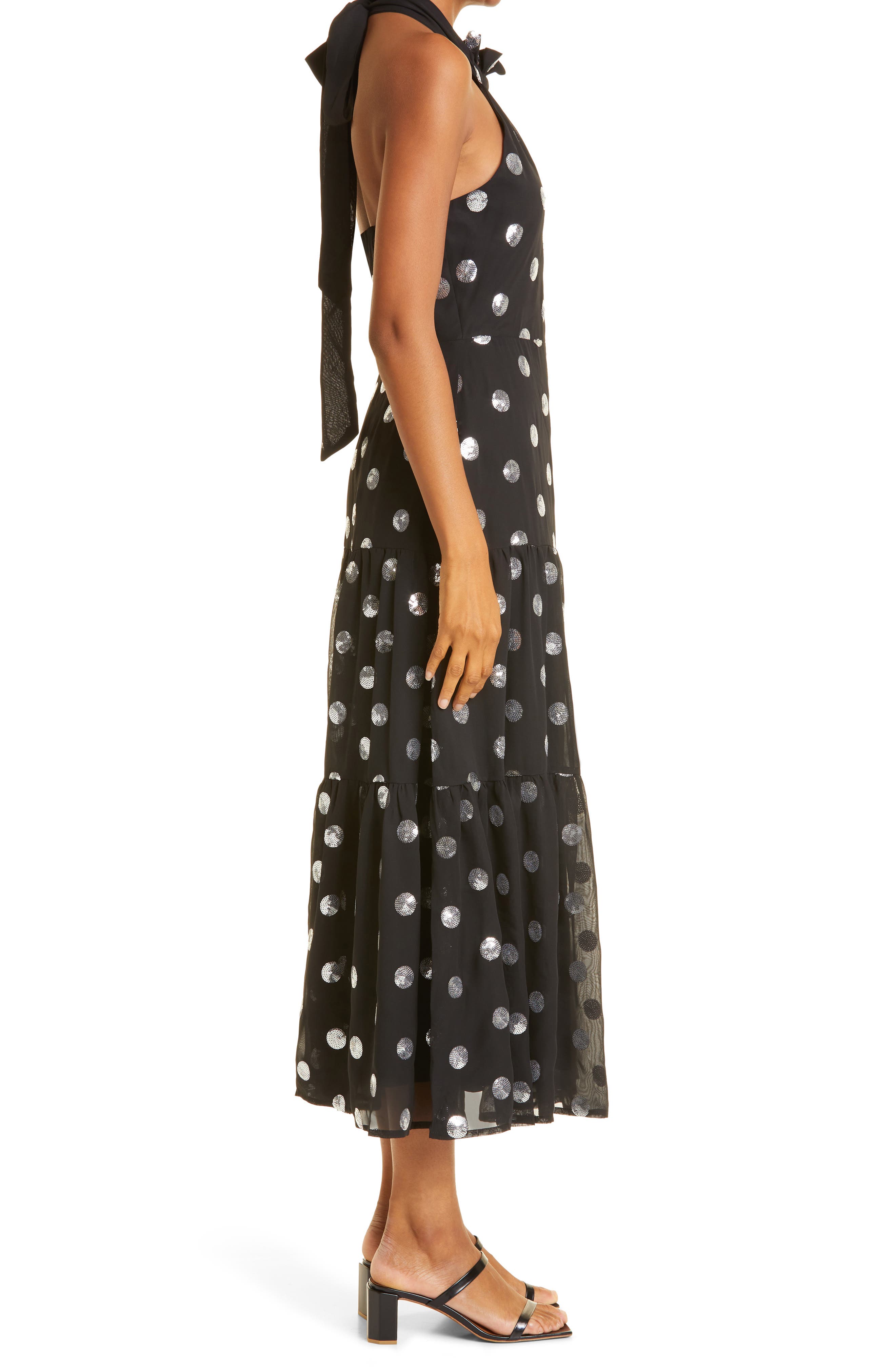 milly slip sequin dress