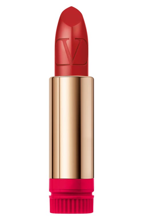 Shop Valentino Rosso  Refillable Lipstick Refill In 205a/satin