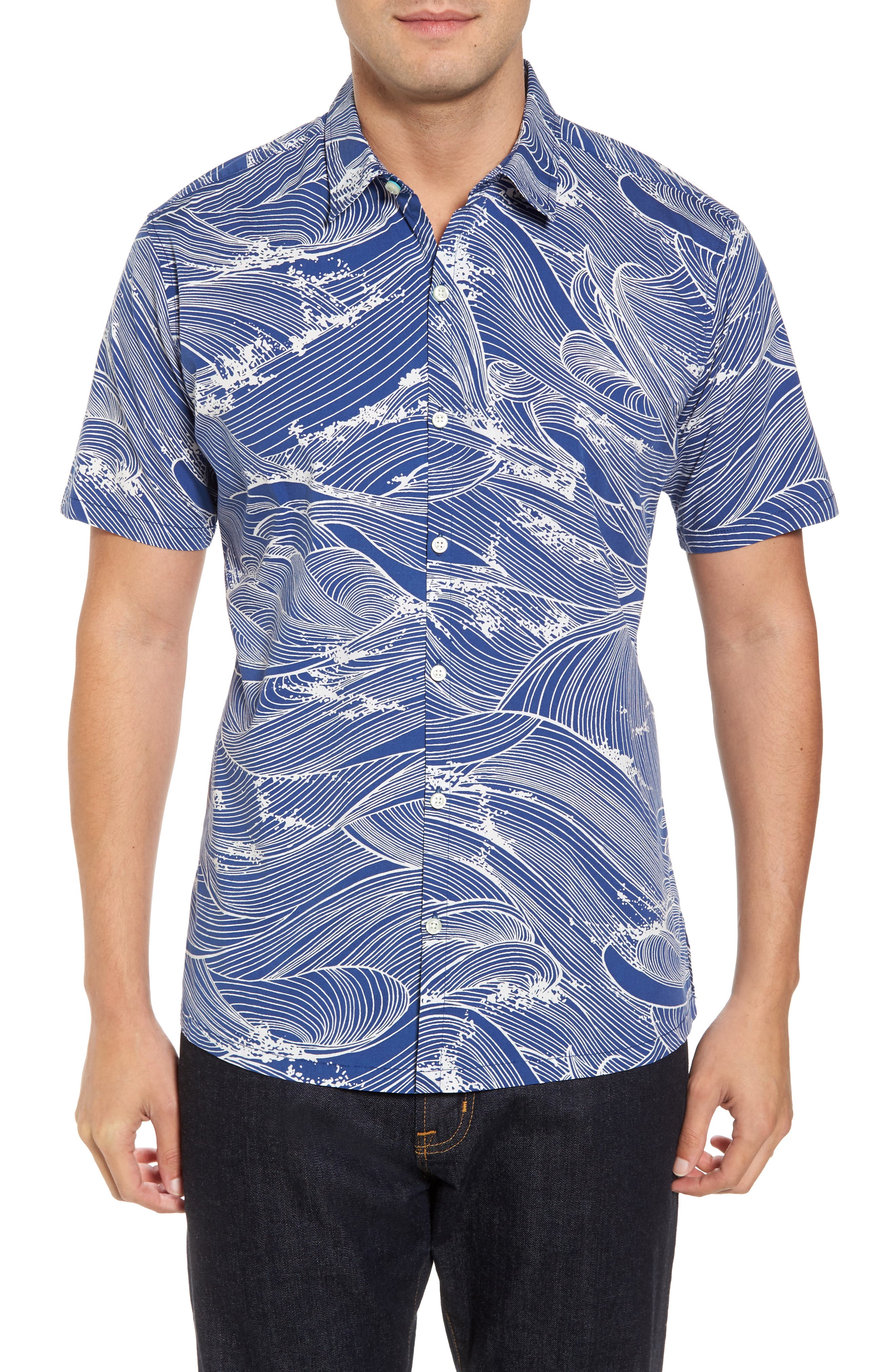 Tori Richard 'Ocean's 11' Classic Fit Cotton Lawn Sport Shirt Nordstrom