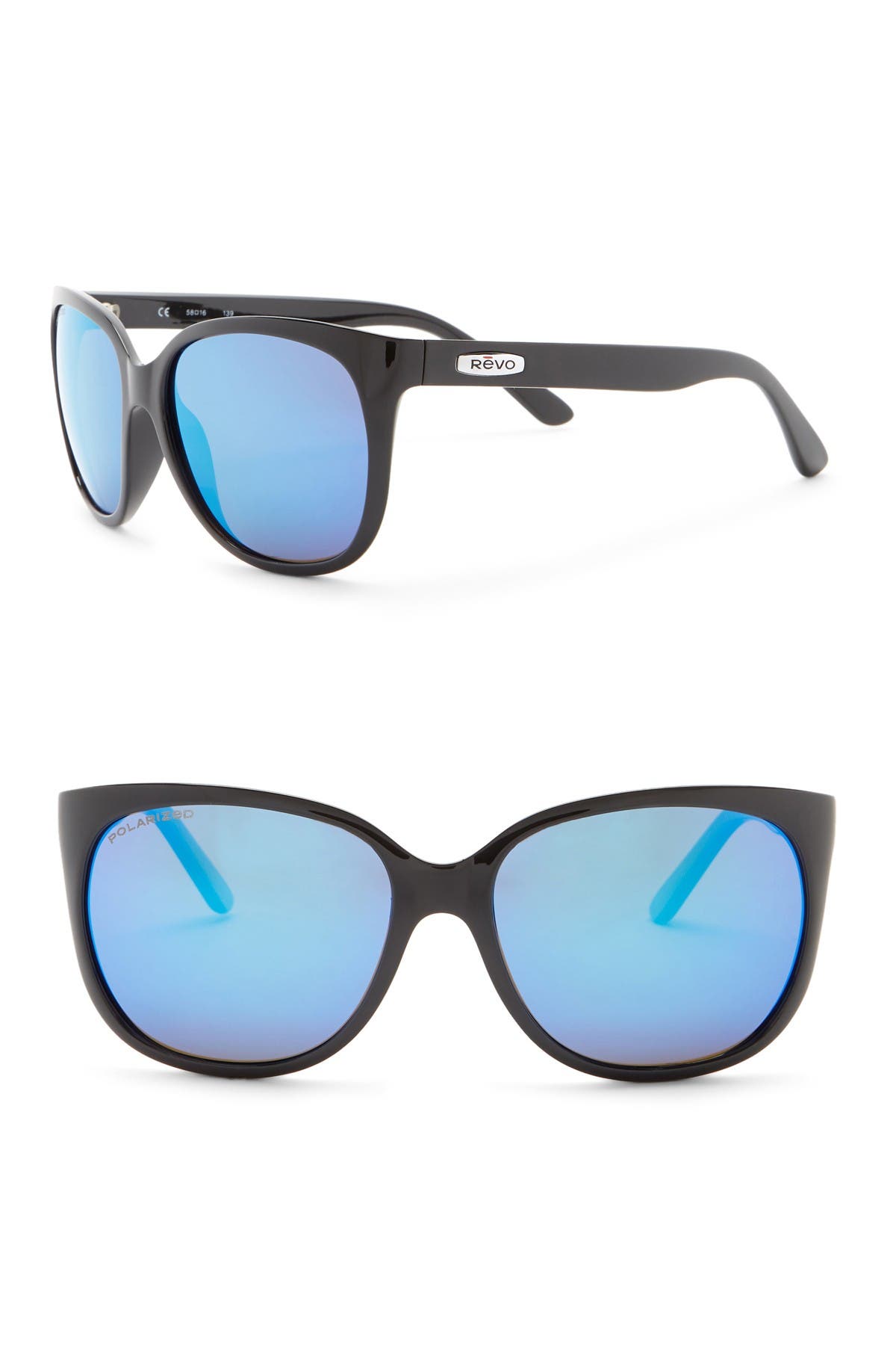 REVO Grand Classic Polarized 58mm Square Sunglasses | Nordstromrack