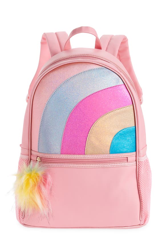 Under One Sky Kids' Extra Large Rainbow Burst Backpack In Pink Rainbow ...