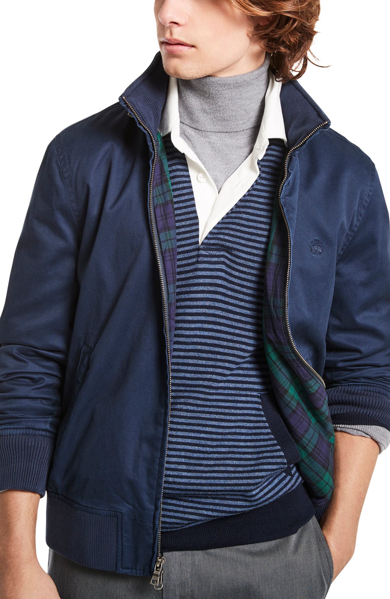 brooks brothers bomber jacket