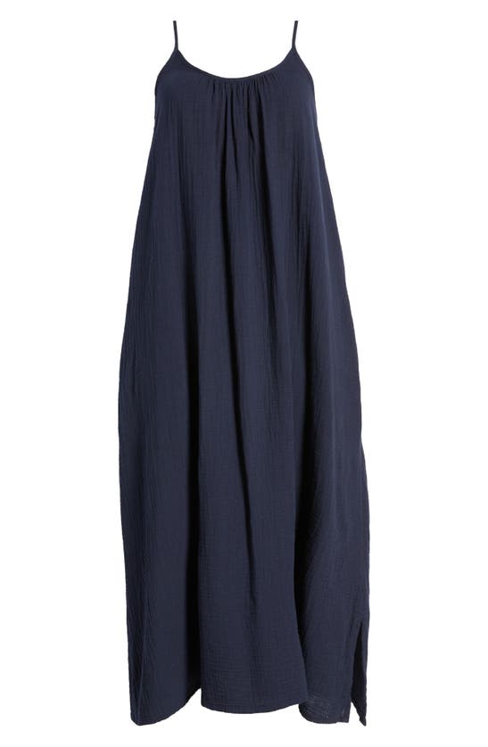 Shop Caslon (r) Cami Midi Dress In Navy Blazer
