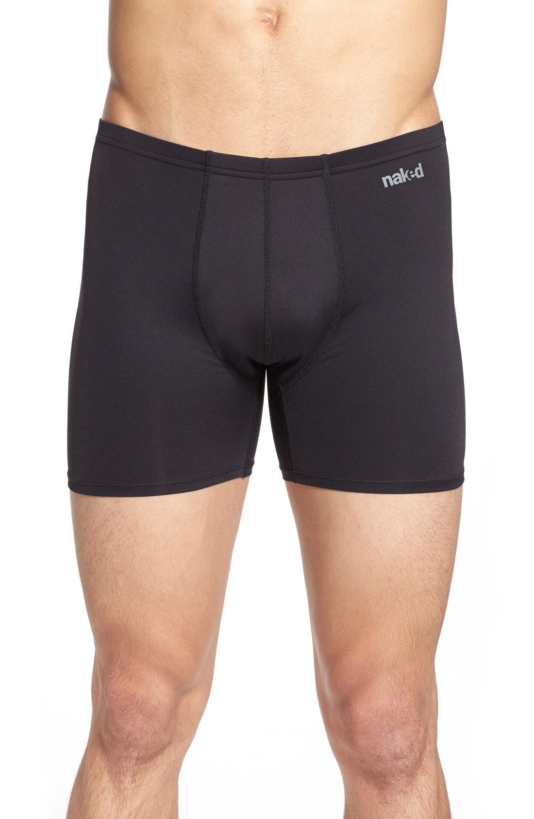 Naked 'Active' Microfiber Boxer Briefs Nordstrom