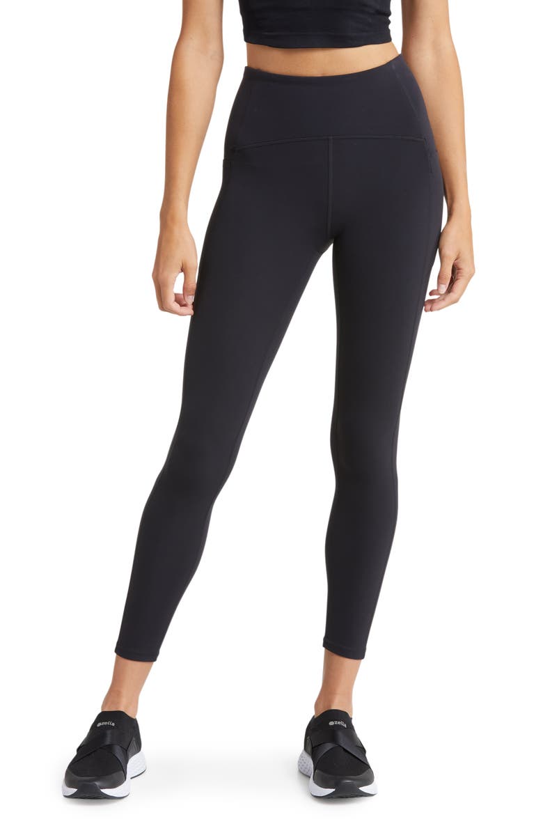 Zella Studio Luxe High Waist Pocket 7/8 Leggings | Nordstrom