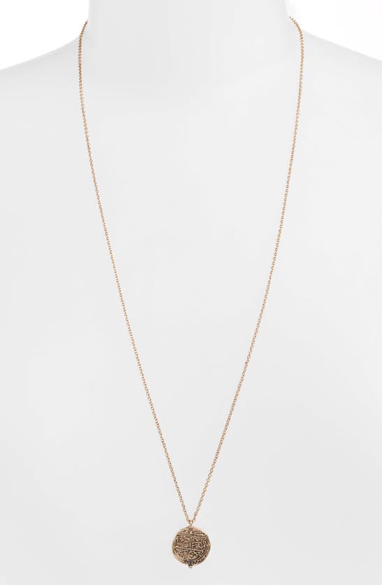 Knotty Astrological Charm Necklace In Gold