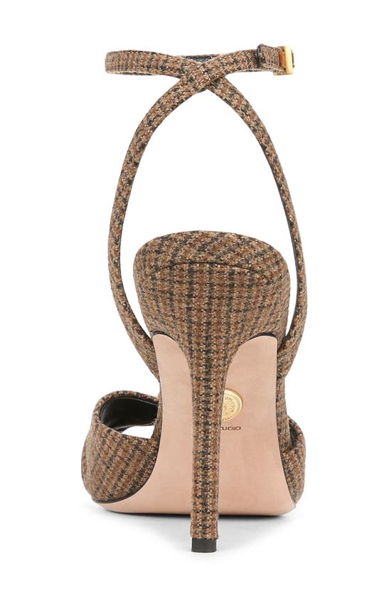 Shop Veronica Beard Genevieve Stiletto Sandal In Caramel