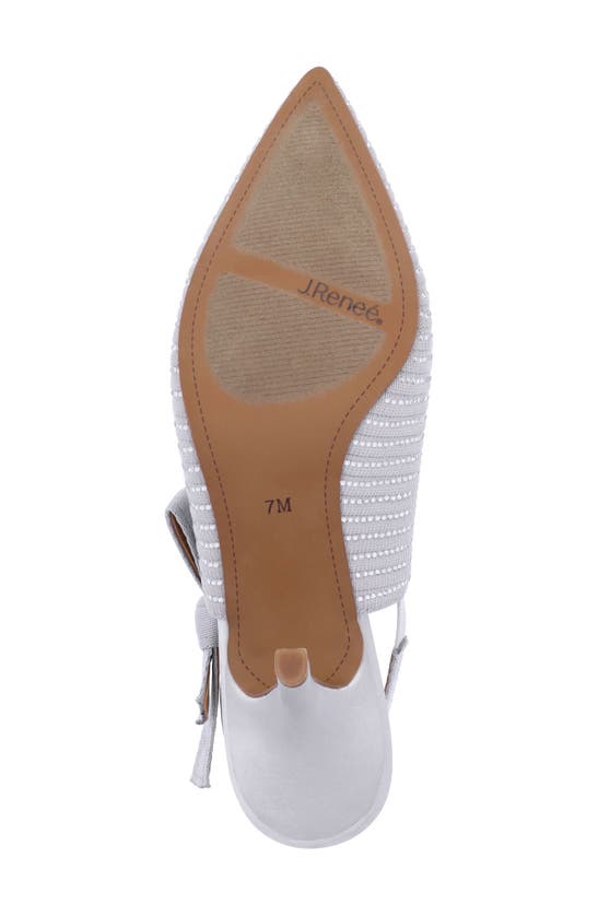 Shop J. Reneé Adilene Slingback Pointed Toe Pump In Steel Grey
