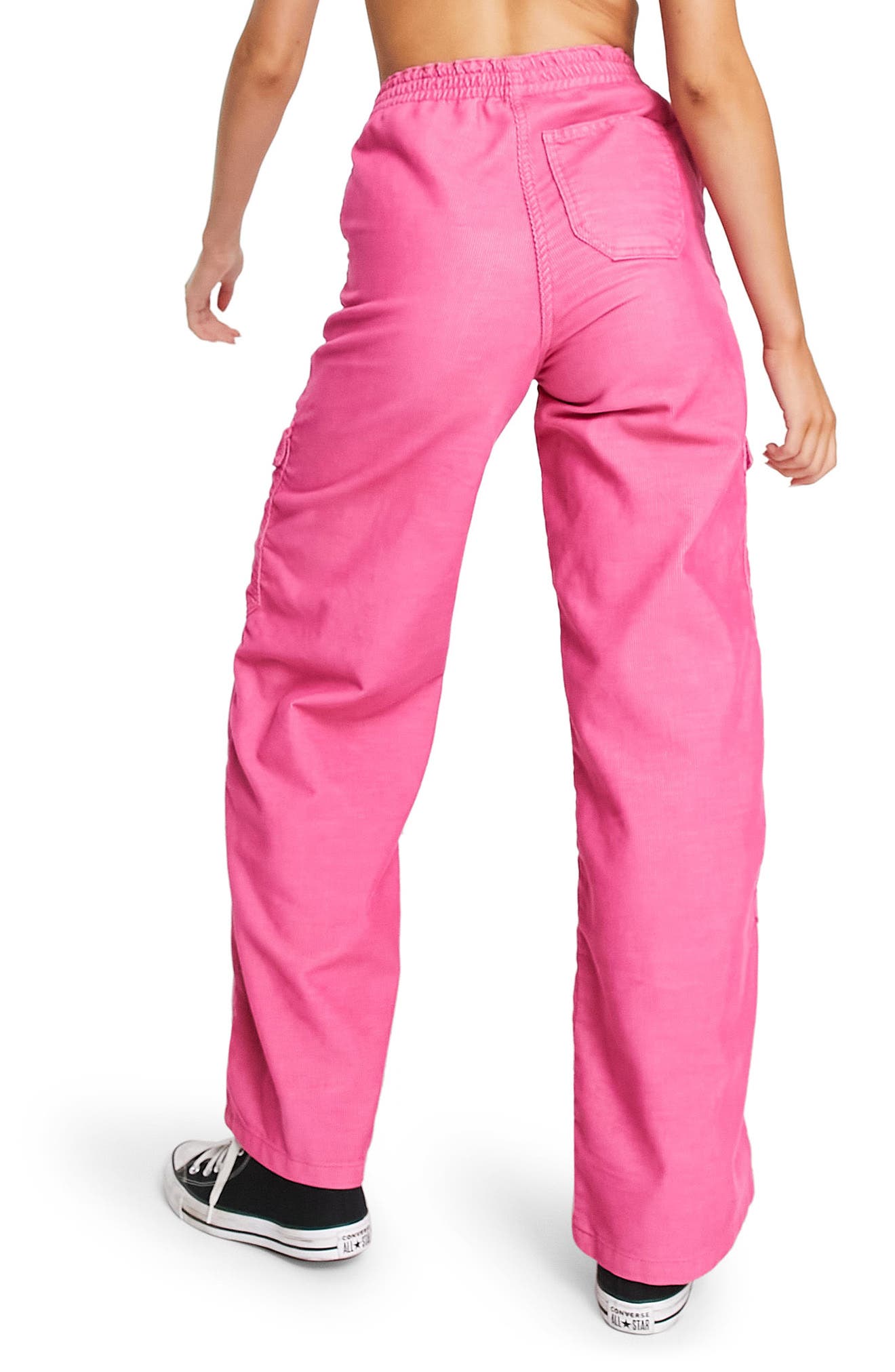 topshop pink corduroy trousers