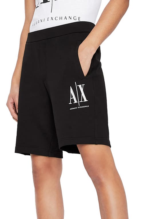 Icon Shorts in Solid Black
