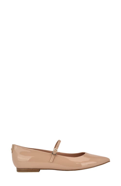 Shop Calvin Klein Kamryn Pointed Toe Flat In Light Pink