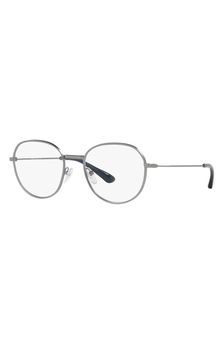 Prada 51mm Round Optical Glasses, Alternate, color, 
