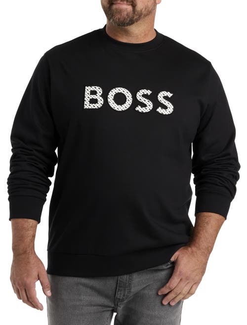 HUGO BOSS BOSS BIG & TALL SOLERI CREWNECK SWEATSHIRT 