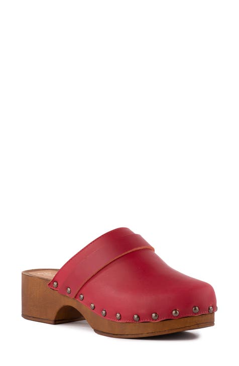 Red Clogs for Women