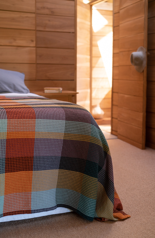 Mungo Vrou Vrou Blanket In Cypress