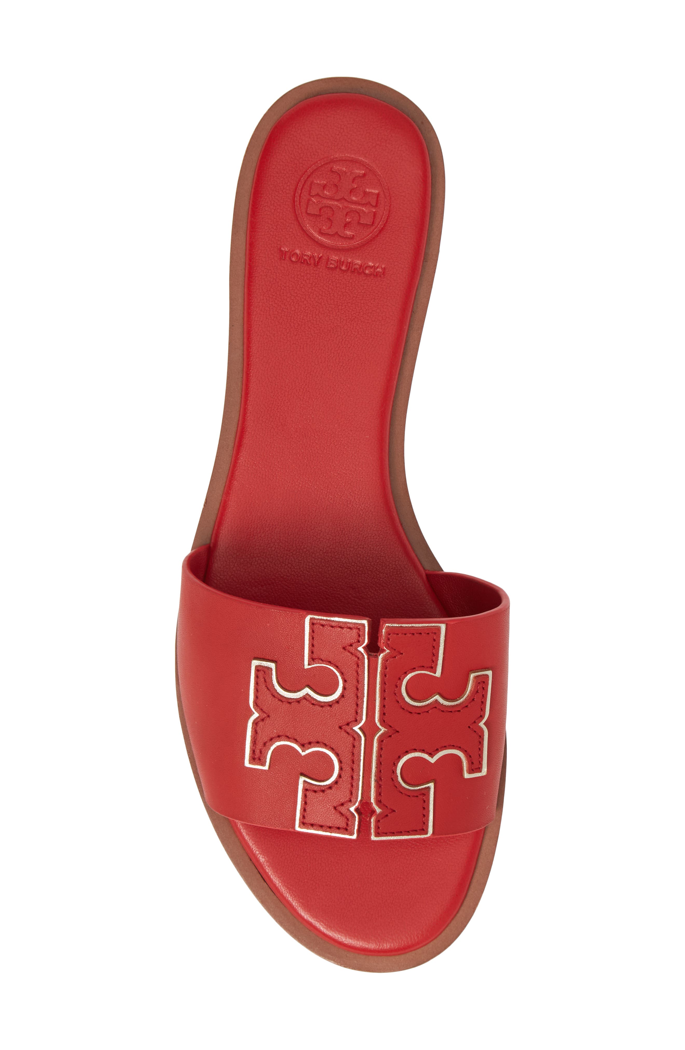 tory burch ines slide red