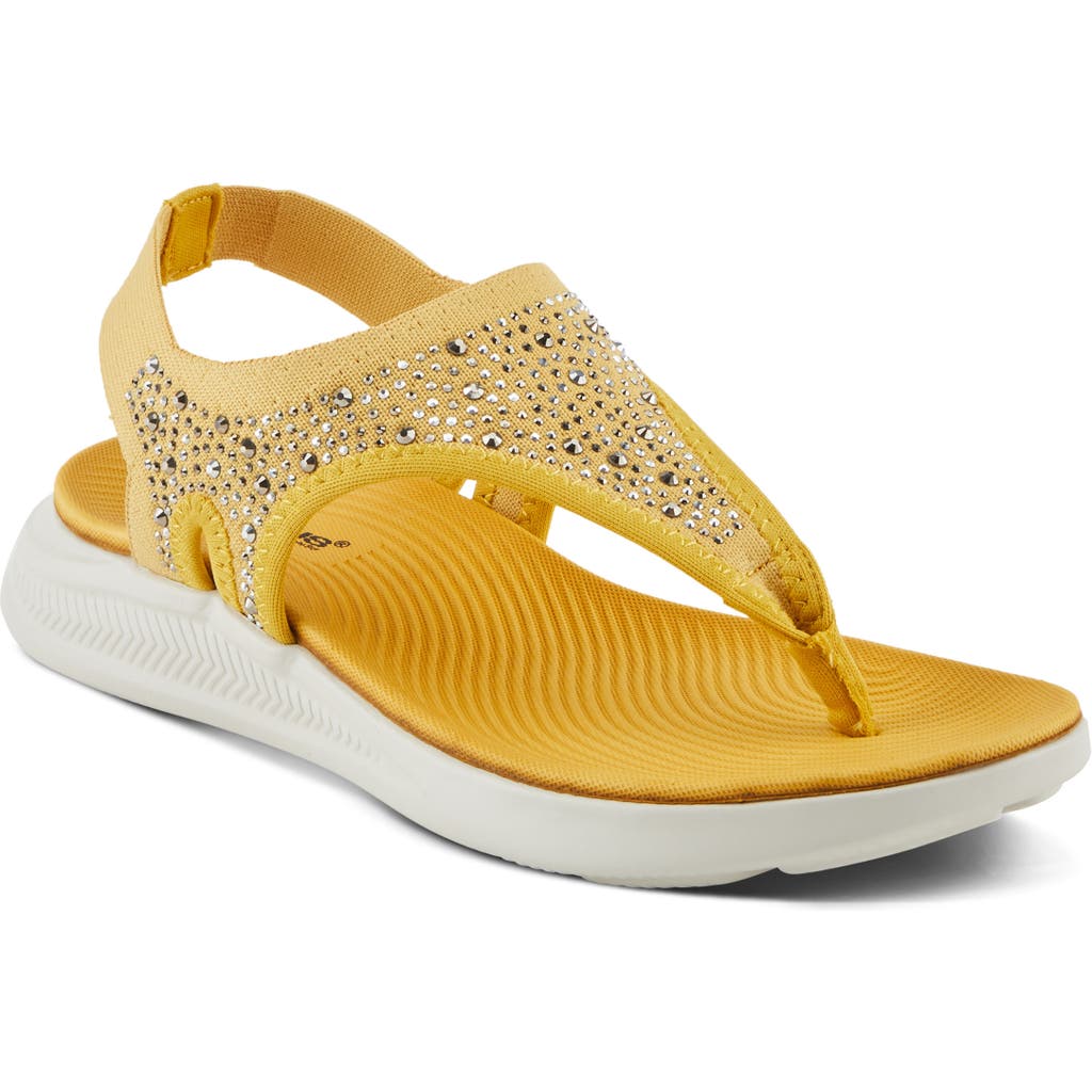 Flexus By Spring Step Springall Slingback Platform Sandal In Yellow