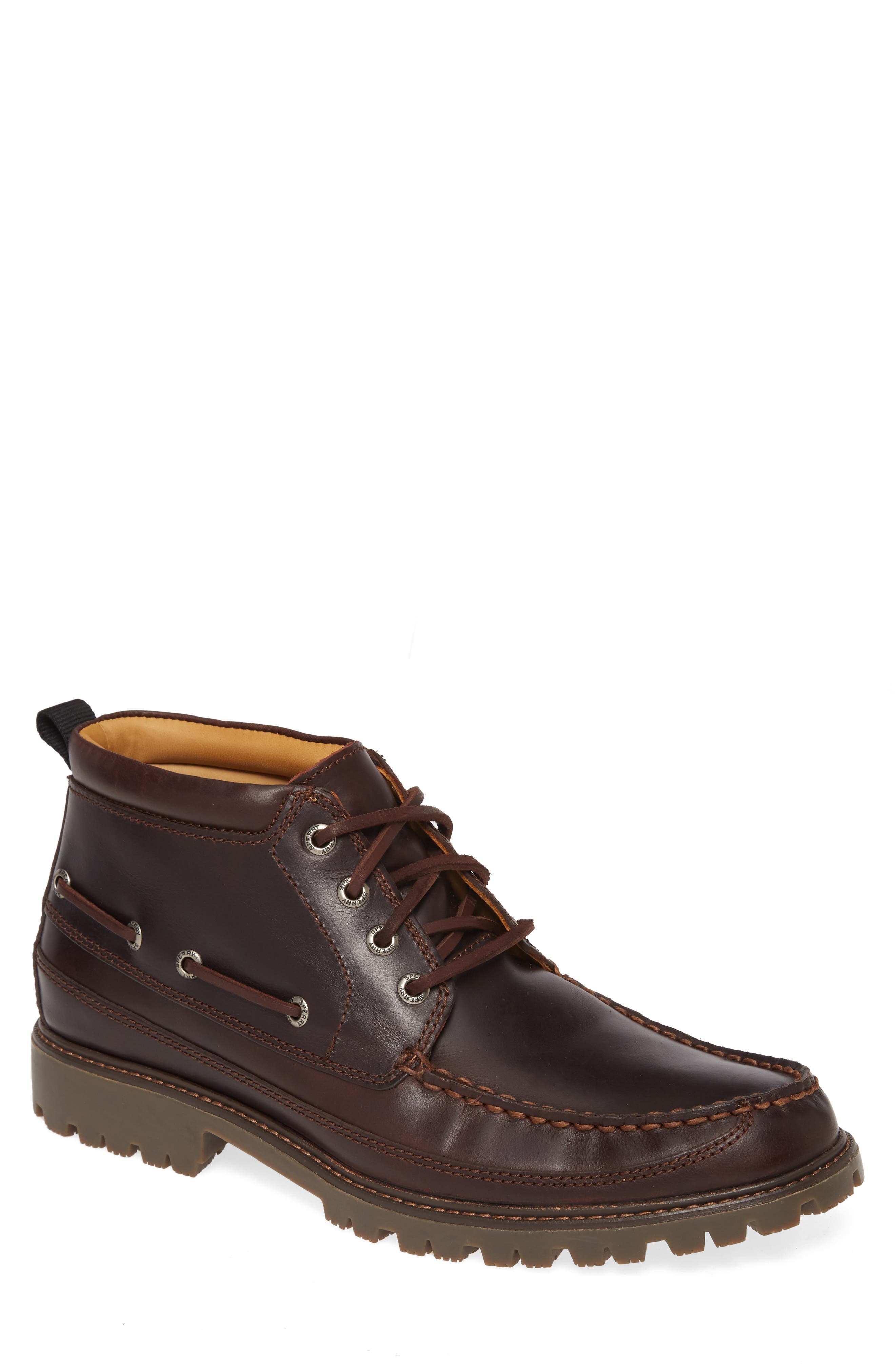 sperry moc toe boot