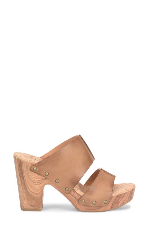Shop Kork-ease ® Darra Leather Platform Sandal In Brown F/g