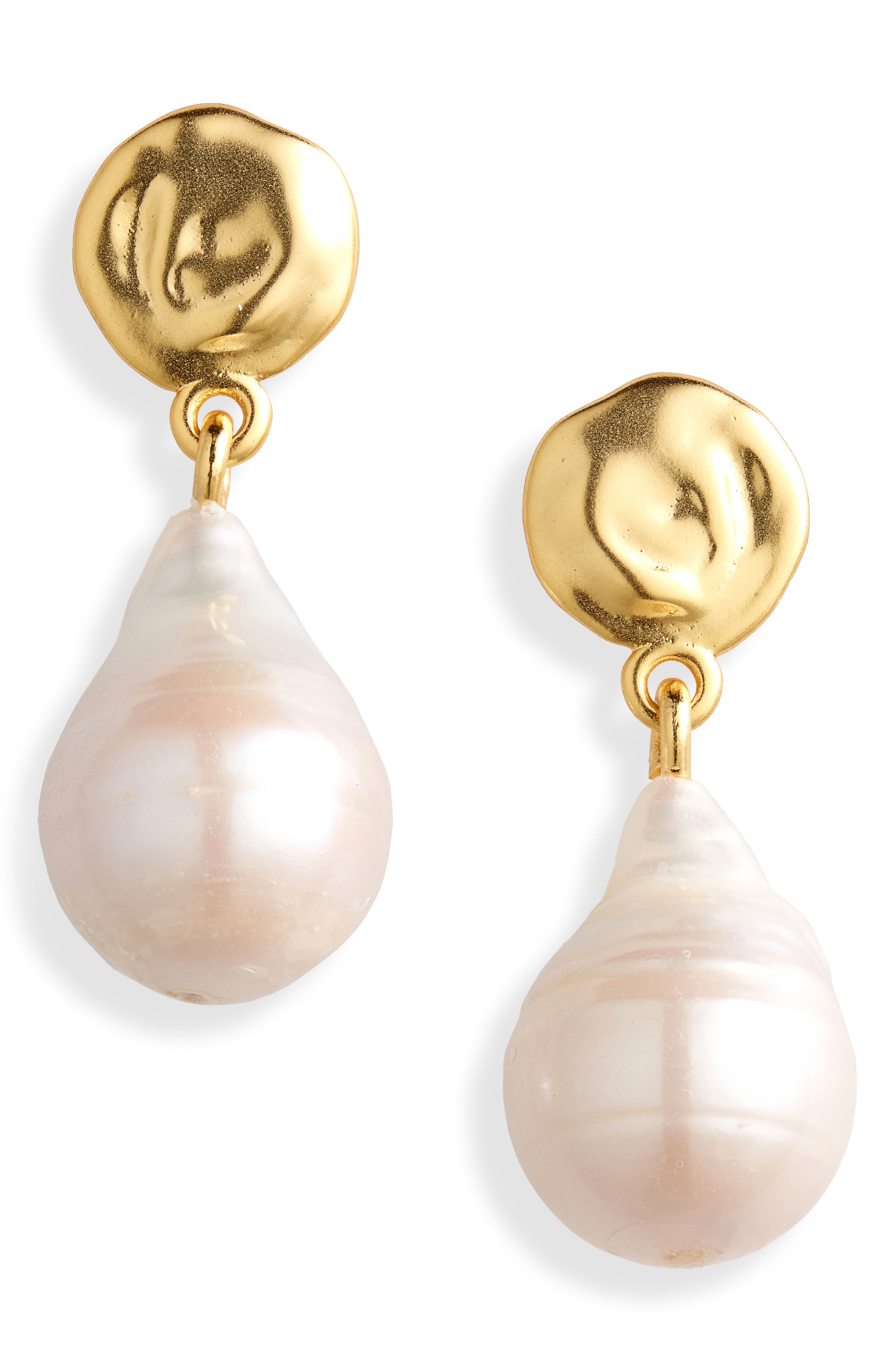 Cubic Zirconia Pearl Drop Earrings Nordstrom Double Sided Pearl