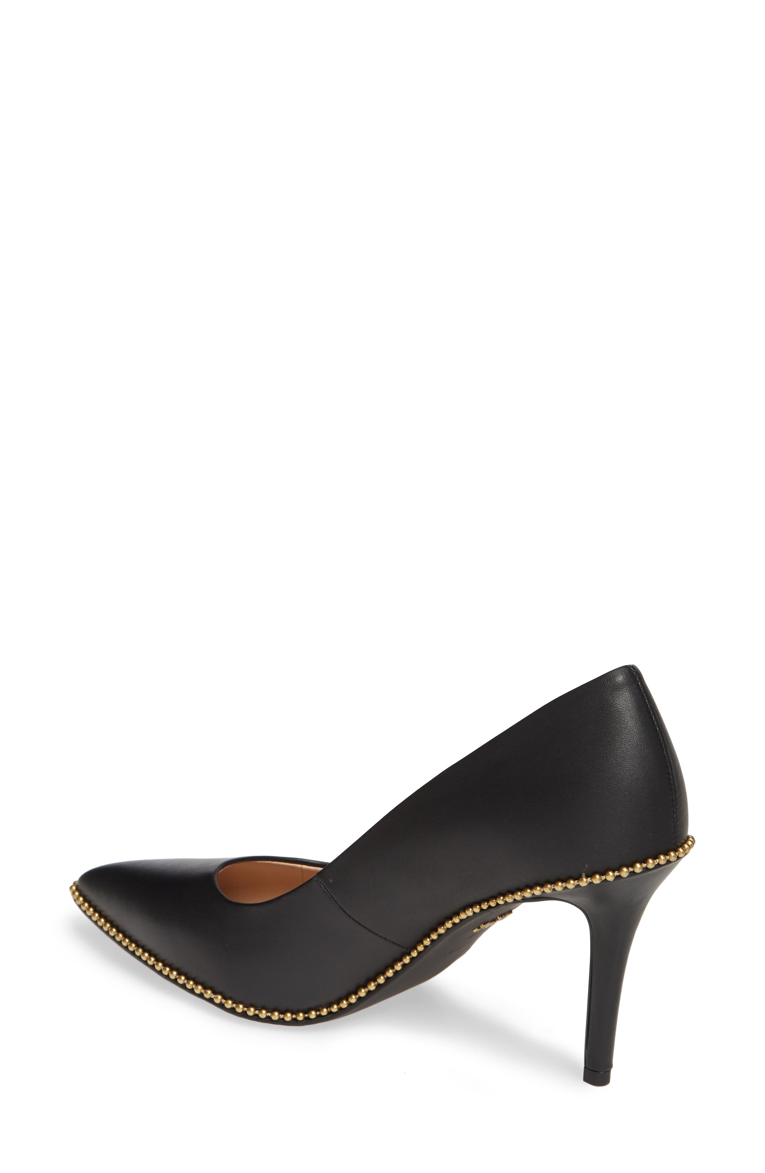 coach waverly pointed toe pump