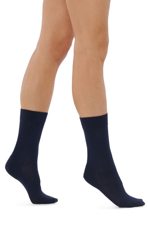 Wolford Cashmere & Silk Blend Crew Socks Navy at Nordstrom,