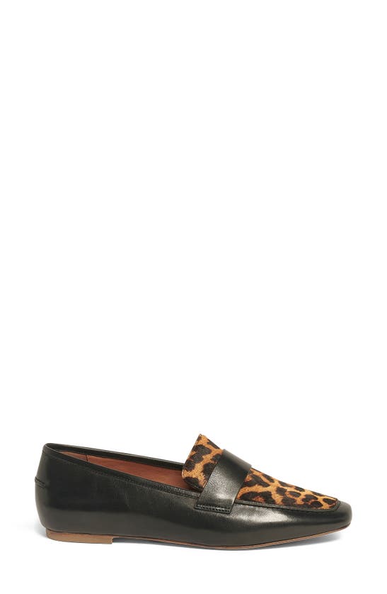 Anthony Veer Nancy Genuine Calf Hair Loafer In Black