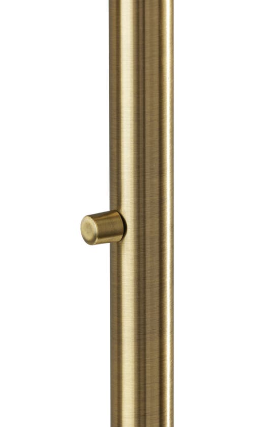 Adesso Lighting Bowery Arc Lamp In Antique Brass