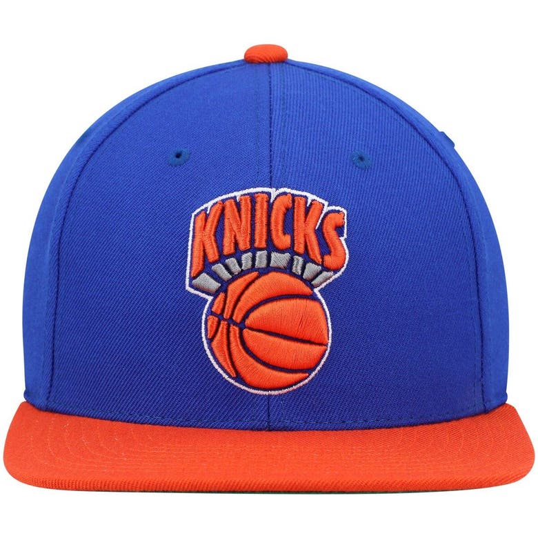 New York Knicks Mitchell & Ness Hardwood Classics Tonal Snapback Hat -  Orange