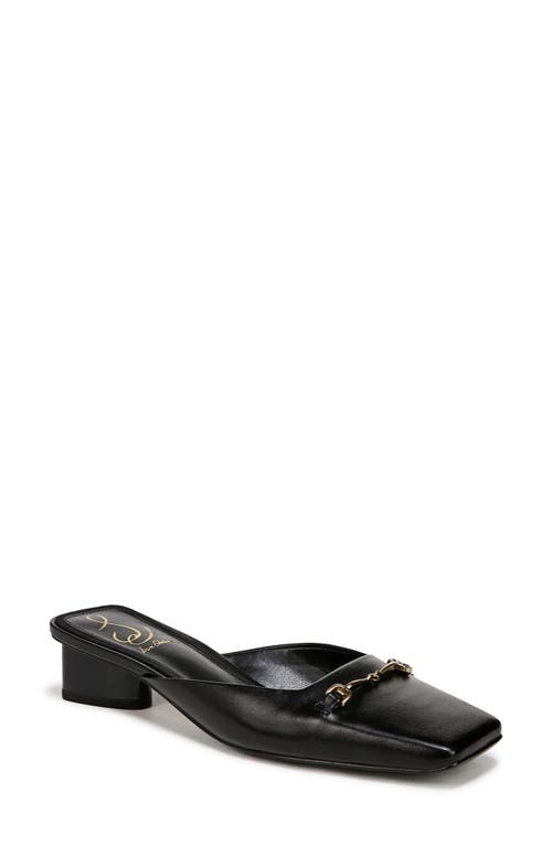 Shop Sam Edelman Ollie Square Toe Bit Mule In Black