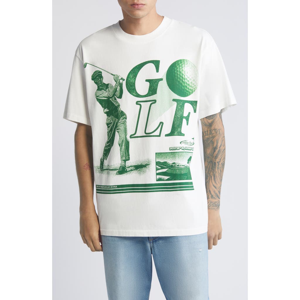 Id Supply Co Golf Swing Graphic T-shirt In White