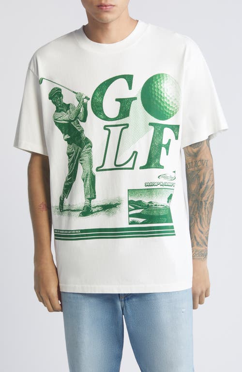 Shop Id Supply Co Golf Swing Graphic T-shirt In White