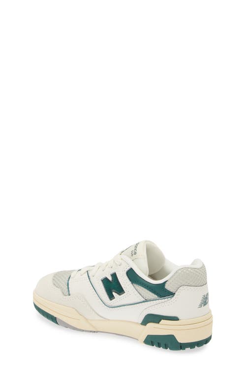 New Balance 550 Basketball Sneaker In Marsh Green/sea Salt