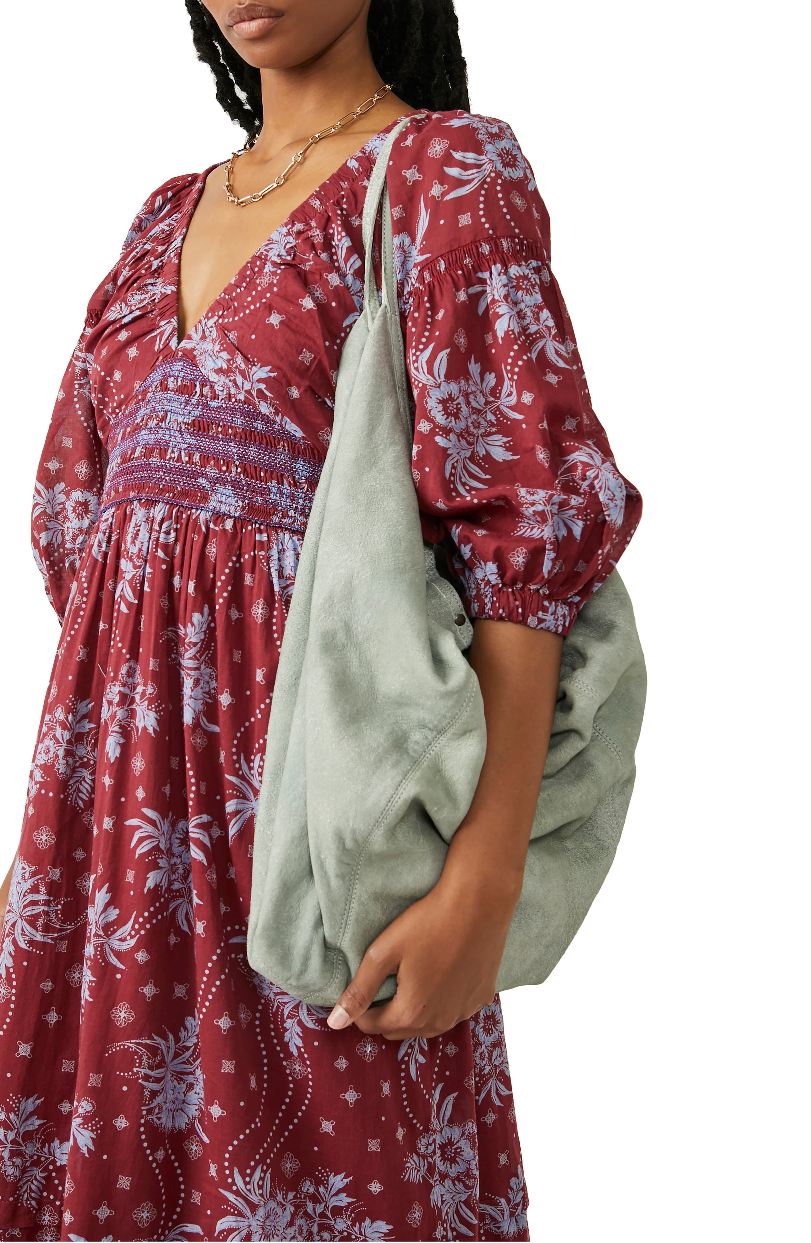 Free People We the Free Sun Faded Leather Hobo Nordstrom