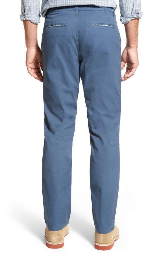 Shop Bonobos Straight Fit Washed Chinos In Blue