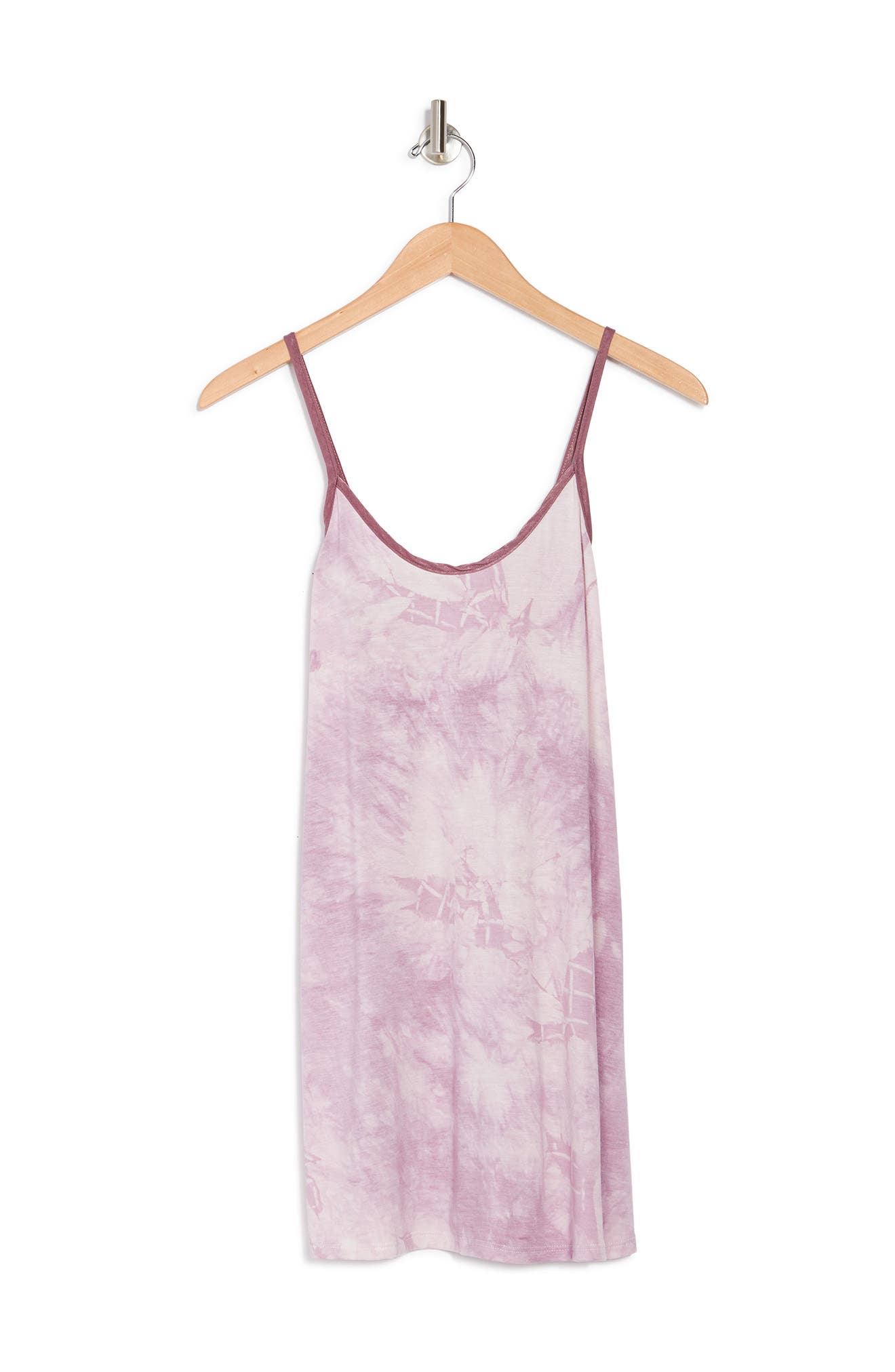 Cozy Rozy Sunkissed Printed Chemise In Drmy Pink