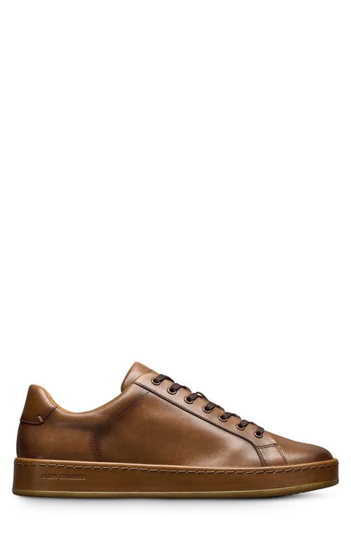 Allen Edmonds Men's Barnes Leather Low-top Sneakers In Mahogany