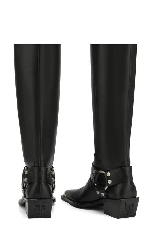 Shop Naked Wolfe Stark Harness Tall Boot In Black-leather